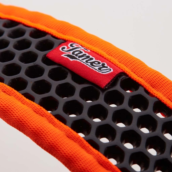 SOFTY Halsband | Länge: 45-51cm | Breite: 5,1cm | Farbe: orange/schwarz